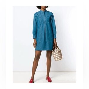 APC Denim shift dress EU 34 US 0-2/ XS